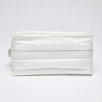 Excellent Pre-Loved White Nylon Crossbody Bag. (bottom)