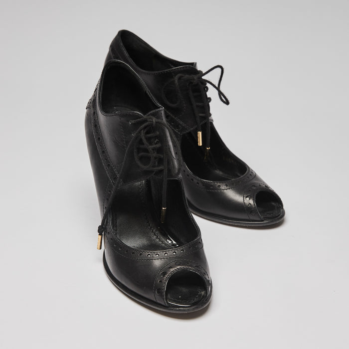 Louis Vuitton Peep Toe Pumps (front)