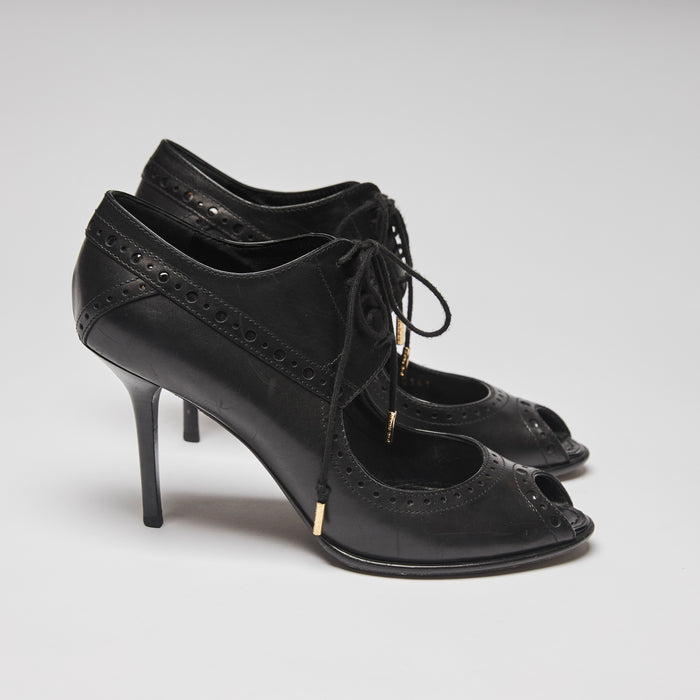 Louis Vuitton Peep Toe Pumps (side)