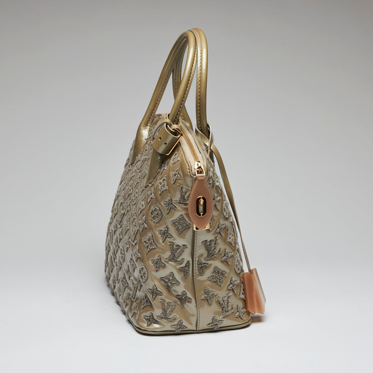 Louis Vuitton Fascination Lockit BB Bouclette Bag Handbag Black