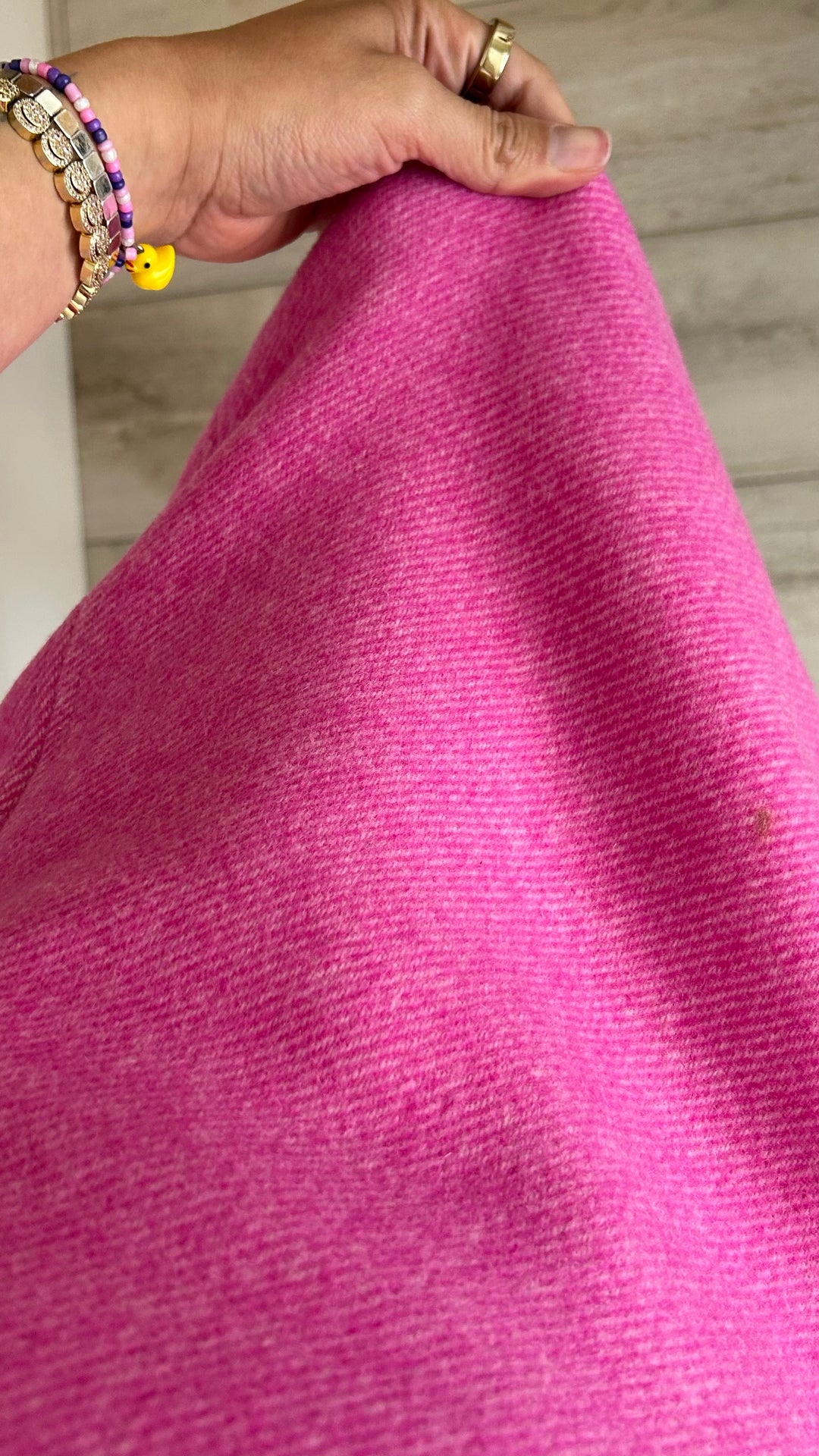 Ganni Pink Wool Blend Skirt Size 36