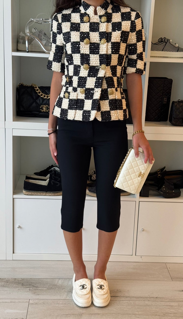 Pre-Loved Chanel™ Black Capri Pants Size 40