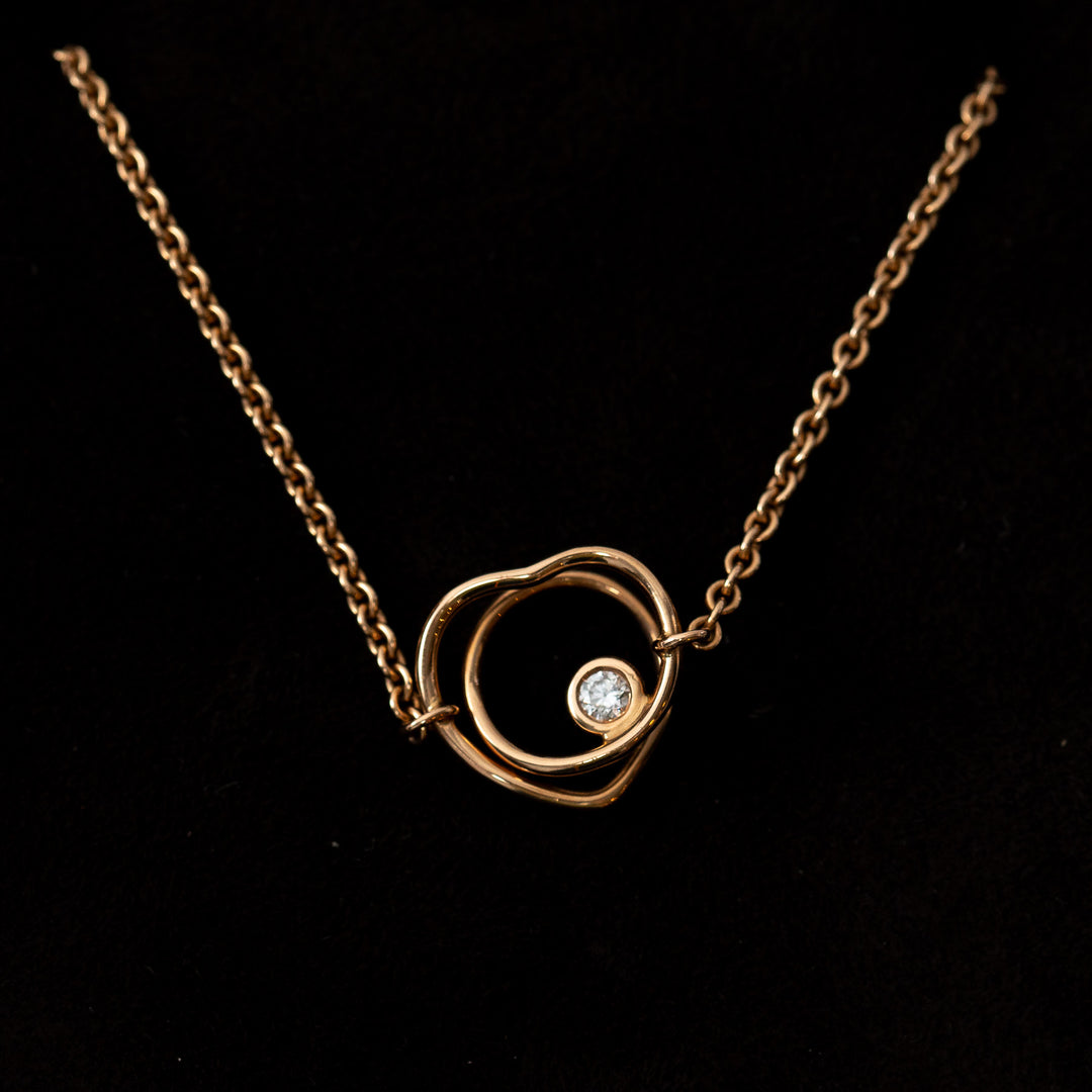 Hermes 18k Gold Vertige Coeur Bracelet