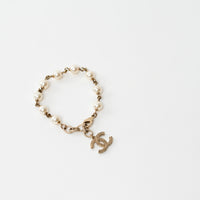 Pre-Loved Chanel™ Gold Chain and Pearl Bracelet