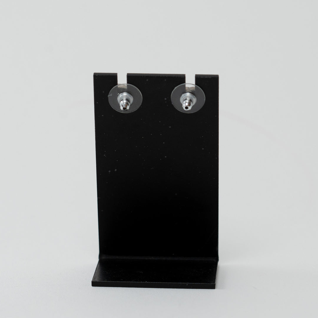 Pre-Loved Chanel™ Silver Tone Crystal Embellished Pearl Drop Earrings