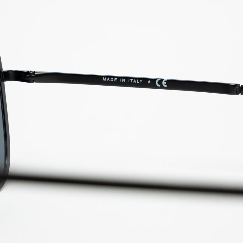 Pre-Loved Chanel™ Black Aviator Sunglasses