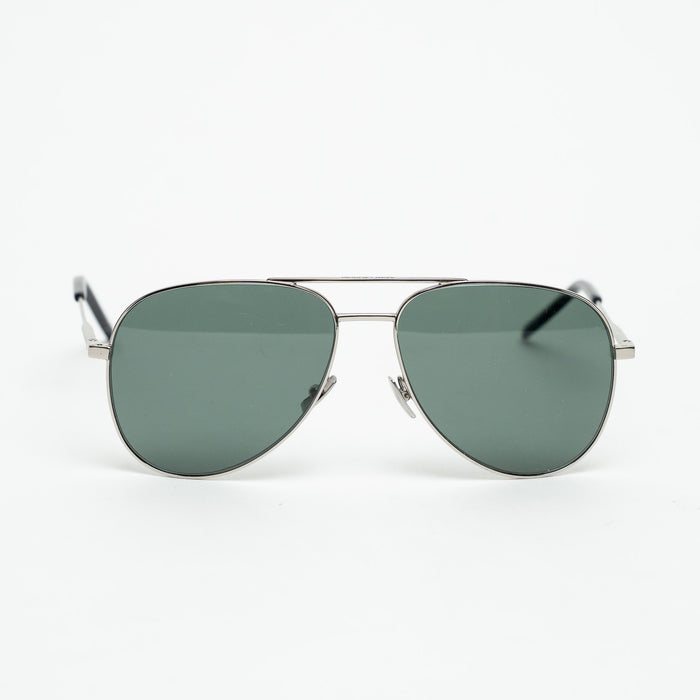 Saint Laurent Silver Aviator Sunglasses