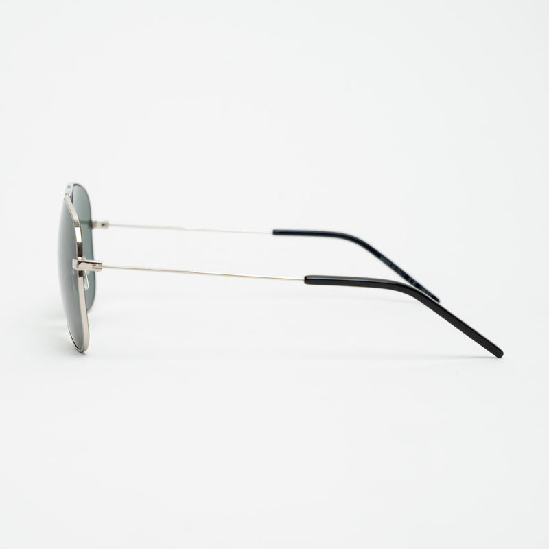 Saint Laurent Silver Aviator Sunglasses