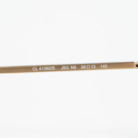 Celine Gold Frameless Aviator Sunglasses