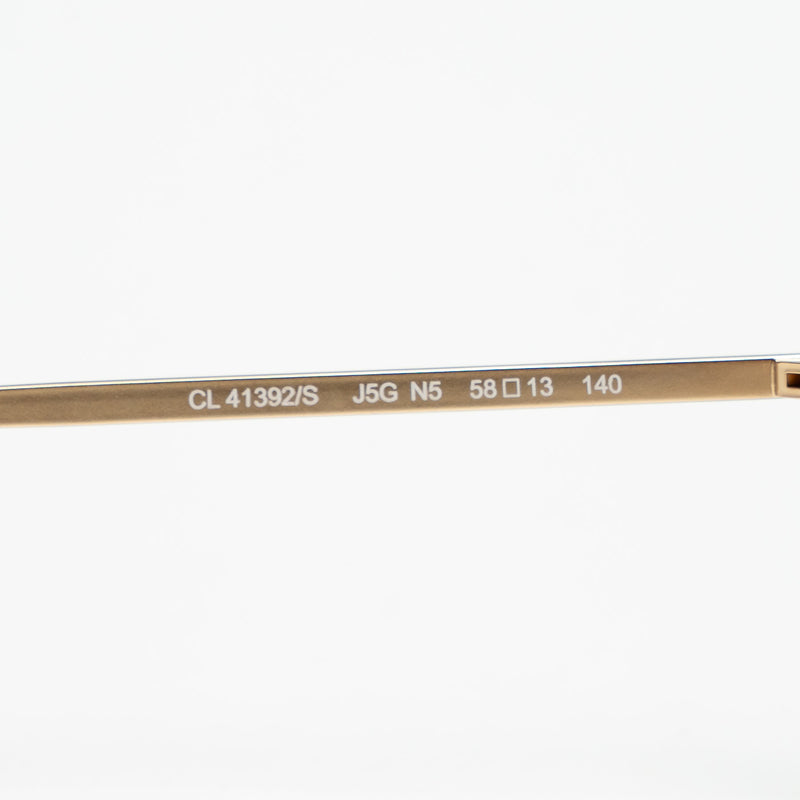 Celine Gold Frameless Aviator Sunglasses