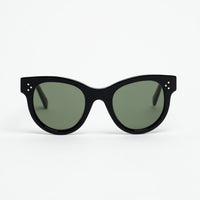 Celine Black Sunglasses with Tinted Lenses and Silver Details