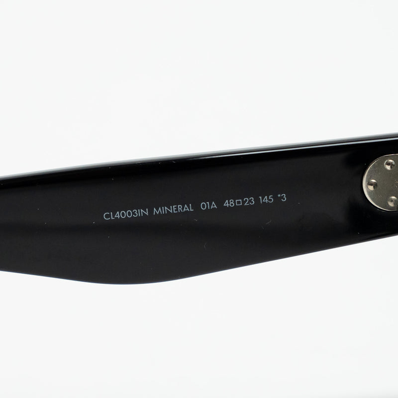 Celine Black Sunglasses with Tinted Lenses and Silver Details