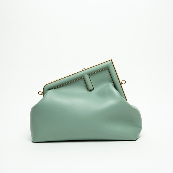 Fendi First Mint Green Nappa Leather Fendi First Bag Sz Medium