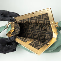 Fendi First Mint Green Nappa Leather Fendi First Bag Sz Medium