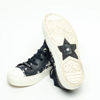 Dior Deep Blue Oblique Technical Mesh and Calfskin Walk'n'Dior Sneakers Size 36