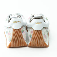 Loewe Suede and Leather Floral Low-Top Sneakers Size 40