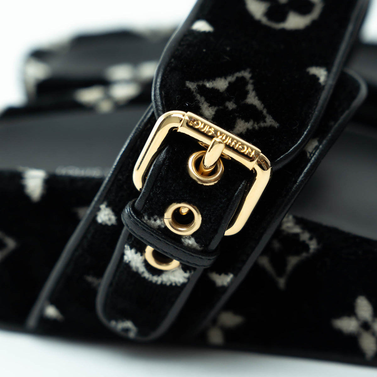 Louis Vuitton Monogram Corduroy Sandals Size 36