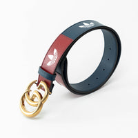 Gucci x Adidas Red & Blue GG Marmont Belt Size 85