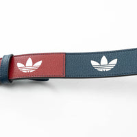 Gucci x Adidas Red & Blue GG Marmont Belt Size 85