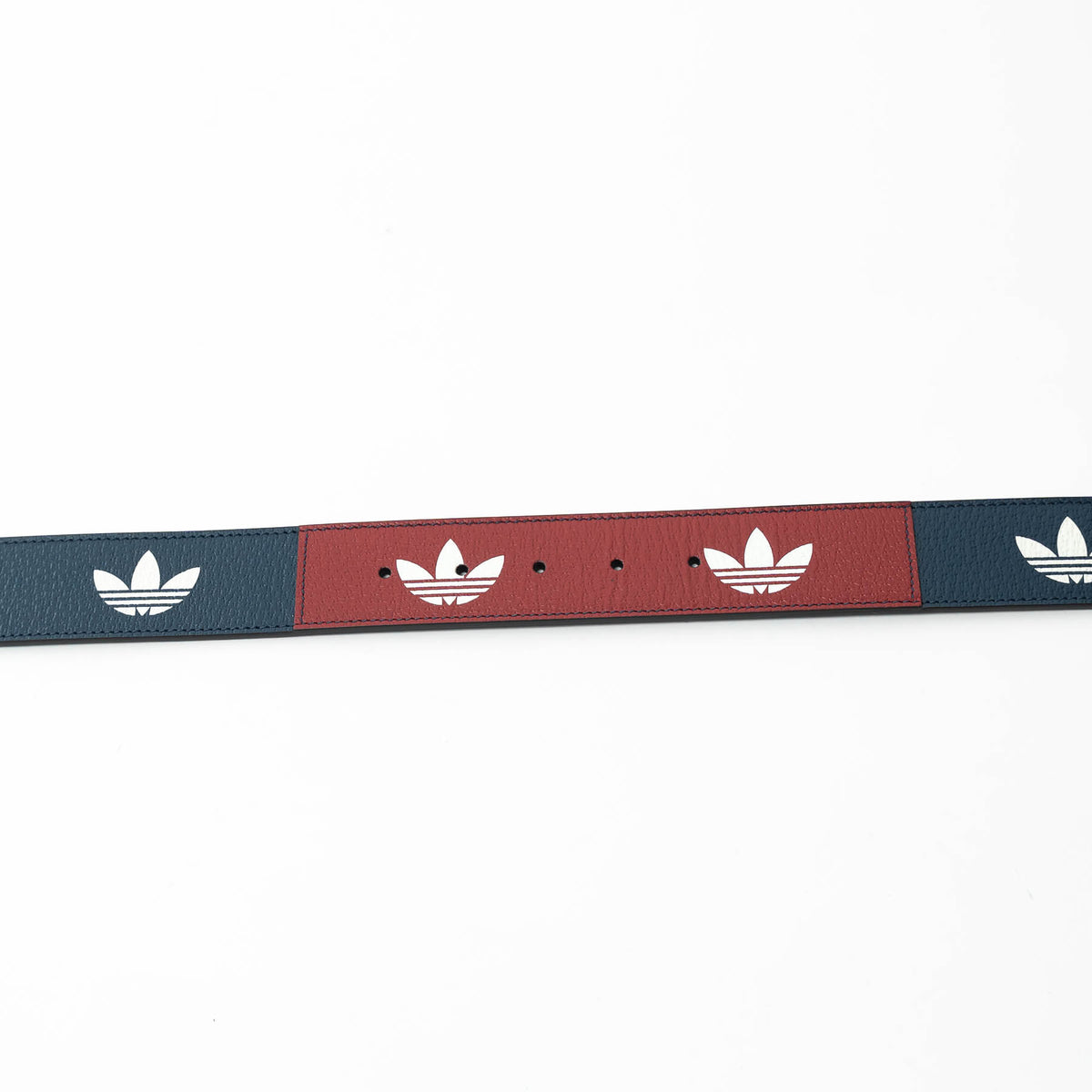 Gucci x Adidas Red & Blue GG Marmont Belt Size 85