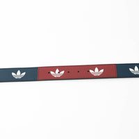 Gucci x Adidas Red & Blue GG Marmont Belt Size 85