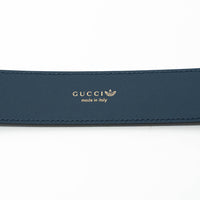 Gucci x Adidas Red & Blue GG Marmont Belt Size 85