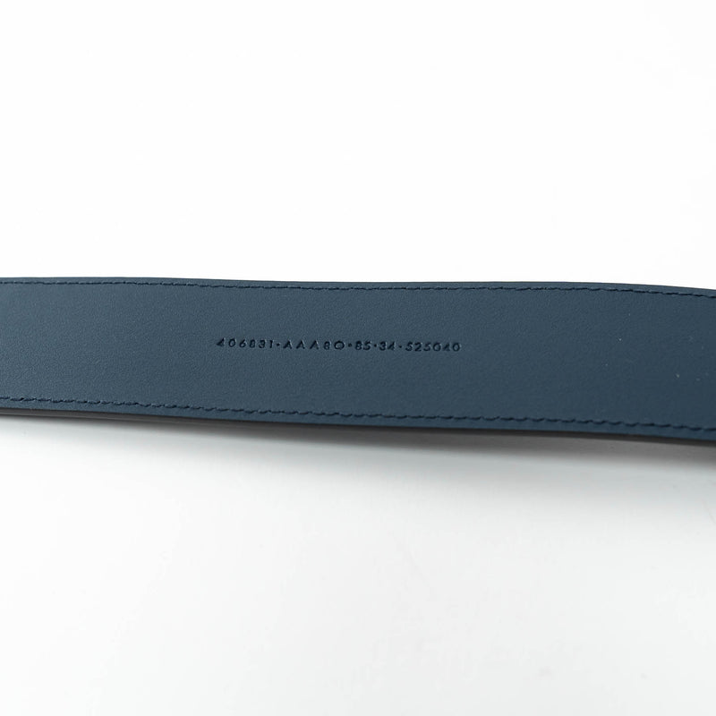 Gucci x Adidas Red & Blue GG Marmont Belt Size 85