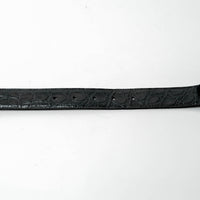 Gucci Grey Embossed Snake Leather GG Belt Size 80/32