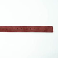 Louis Vuitton Bordeaux Suede Micro Damier Initiales Belt Size 95/38