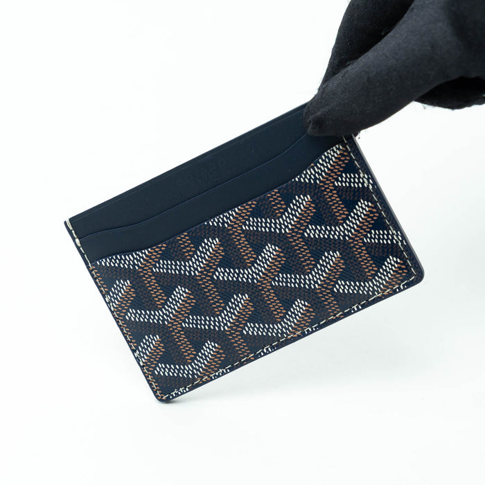 Goyard Black Goyardine Canvas Saint-Sulpice Card Wallet