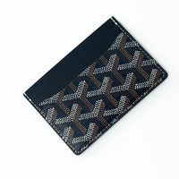 Goyard Black Goyardine Canvas Saint-Sulpice Card Wallet
