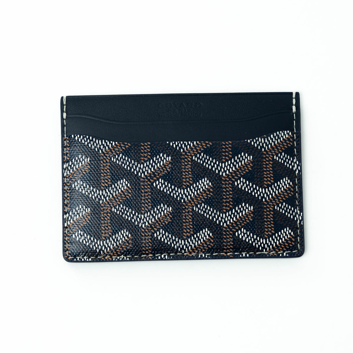 Goyard Black Goyardine Canvas Saint-Sulpice Card Wallet