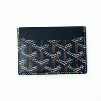 Goyard Black Goyardine Canvas Saint-Sulpice Card Wallet