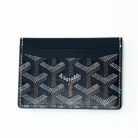 Goyard Black Goyardine Canvas Saint-Sulpice Card Wallet