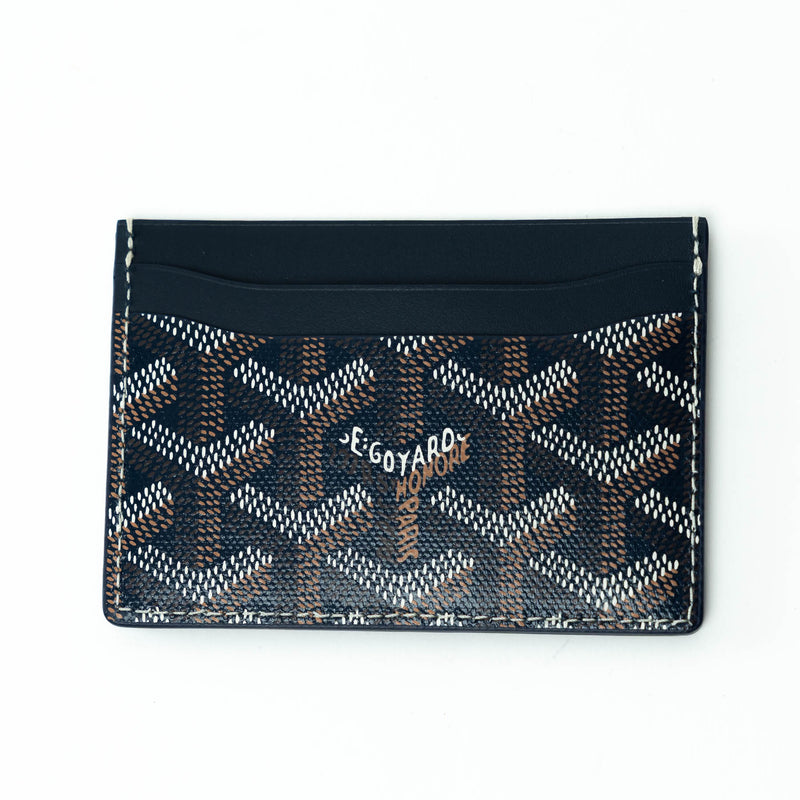 Goyard Black Goyardine Canvas Saint-Sulpice Card Wallet