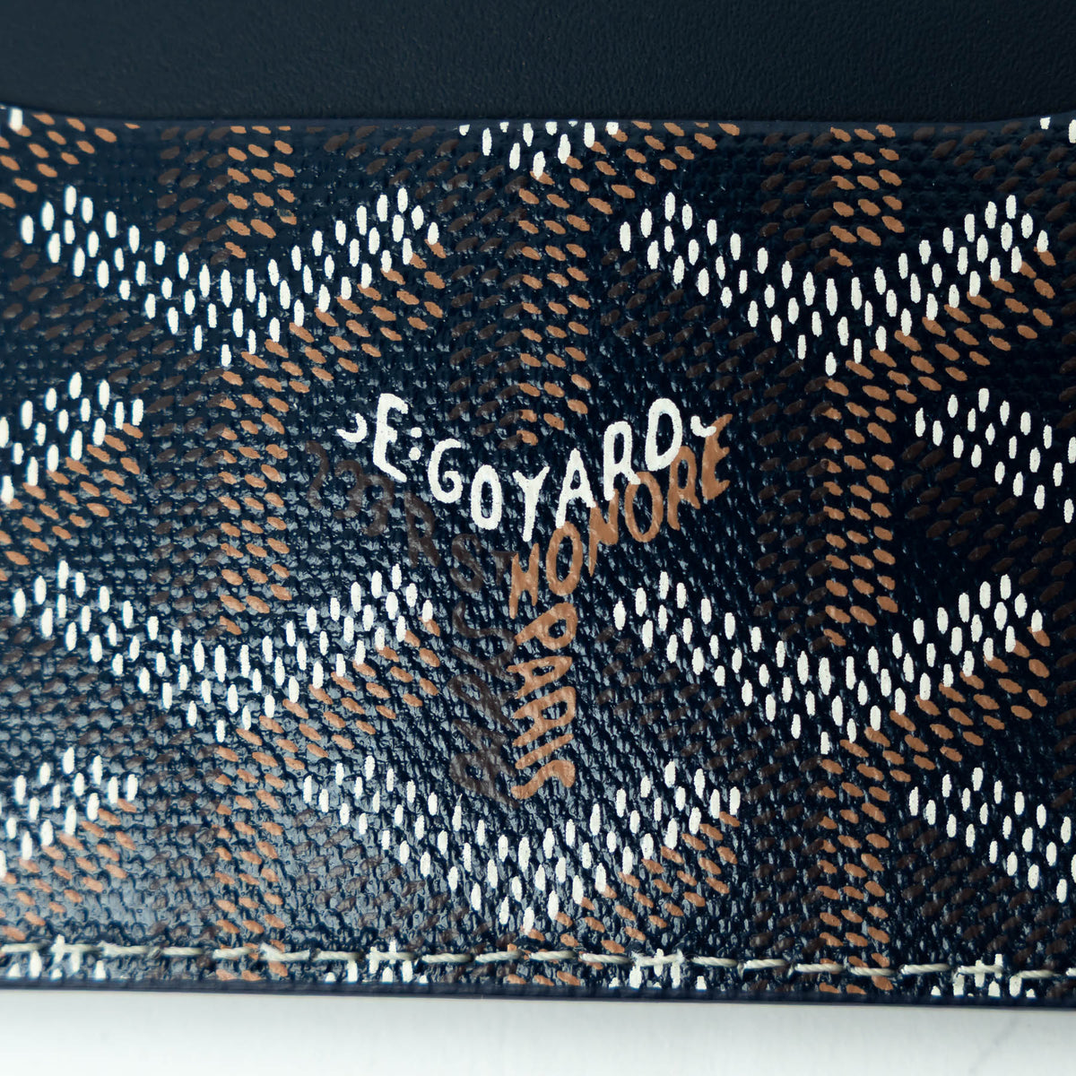 Goyard Black Goyardine Canvas Saint-Sulpice Card Wallet