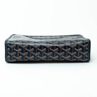 Goyard Navy Blue Goyardine Canvas Jouvence MM Toiletry Bag
