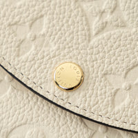 Louis Vuitton Ivory Embossed Monogram Leather Wallet