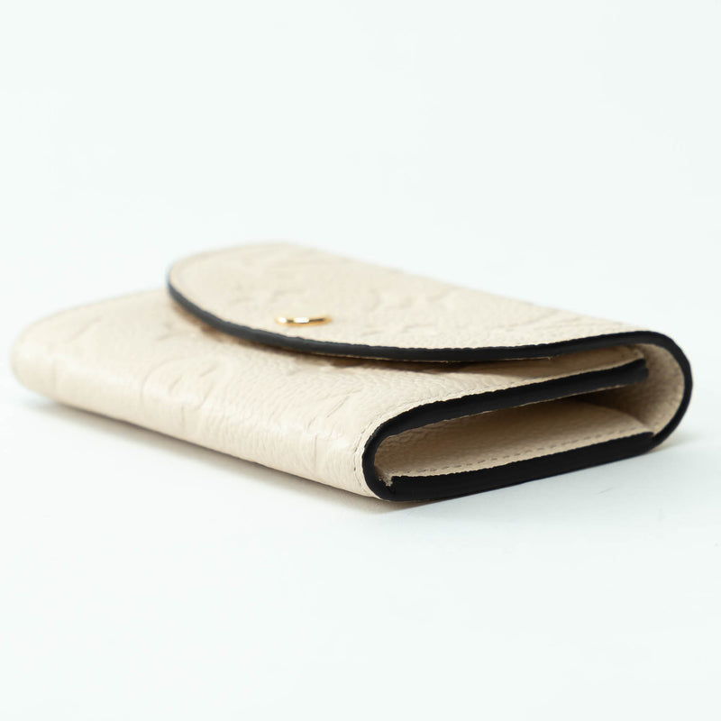Louis Vuitton Ivory Embossed Monogram Leather Wallet