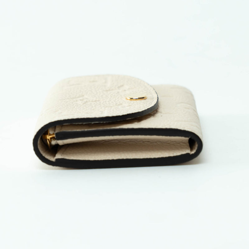 Louis Vuitton Ivory Embossed Monogram Leather Wallet