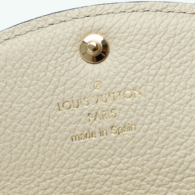 Louis Vuitton Ivory Embossed Monogram Leather Wallet