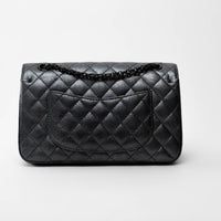 Pre-Loved Chanel ™ Metallic Grained Leather Medium 2.55 Flap Bag