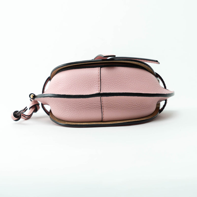 Loewe Pink Calfskin Leather Mini Gate Dual Bag