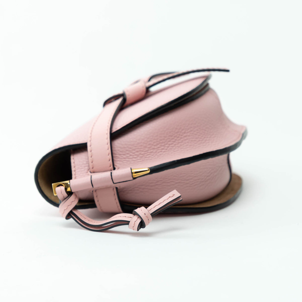 Loewe Pink Calfskin Leather Mini Gate Dual Bag