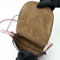 Loewe Pink Calfskin Leather Mini Gate Dual Bag