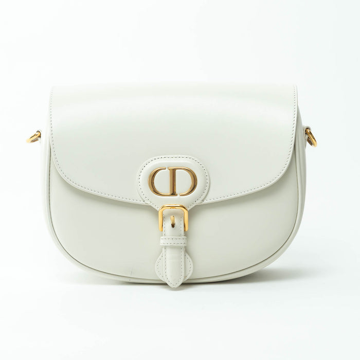 Dior Ivory Leather Medium Bobby Bag