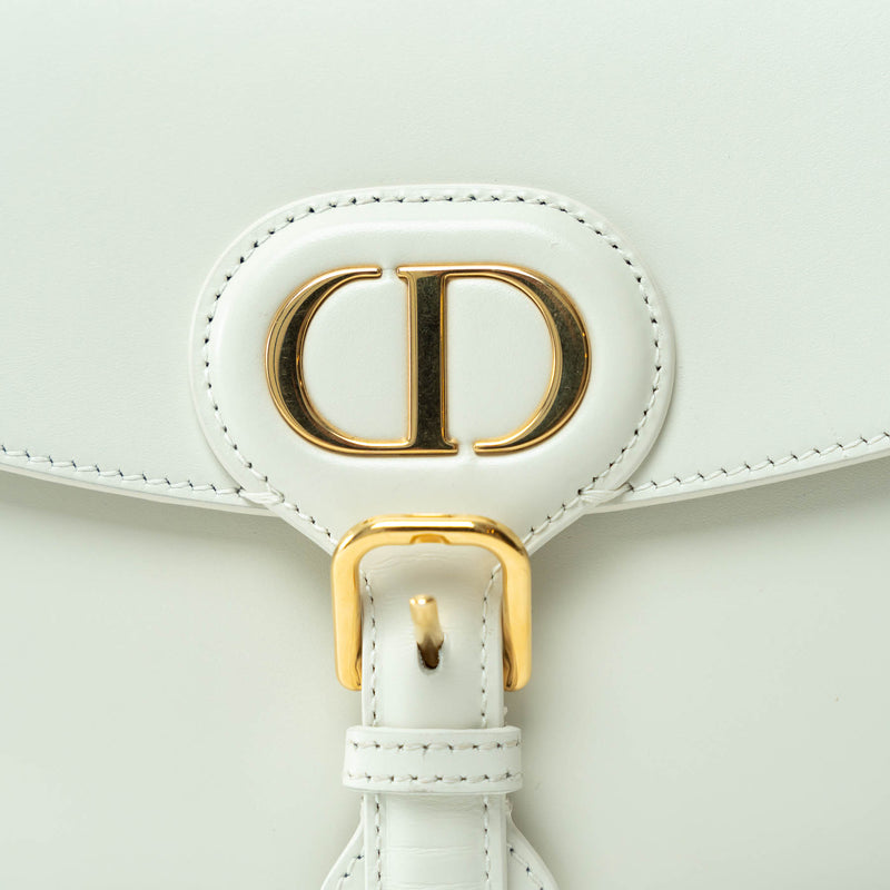 Dior Ivory Leather Medium Bobby Bag