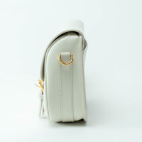 Dior Ivory Leather Medium Bobby Bag