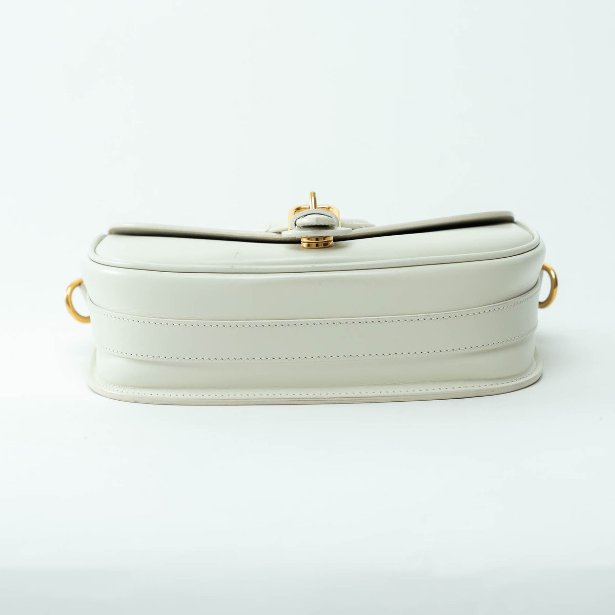 Dior Ivory Leather Medium Bobby Bag
