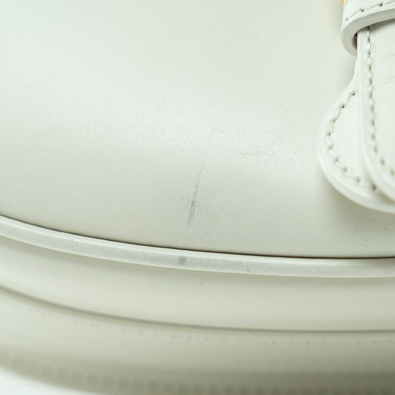 Dior Ivory Leather Medium Bobby Bag